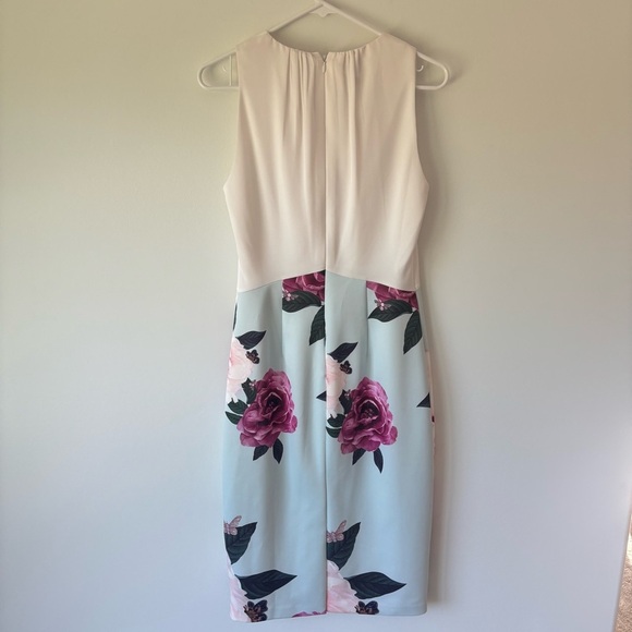 Ted Baker Annile Magnificent Floral Butterfly Knee Length Sheath Dress Formal - Picture 8 of 12